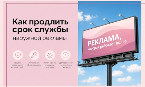 Как продлить срок службы наружной рекламы в Норильске